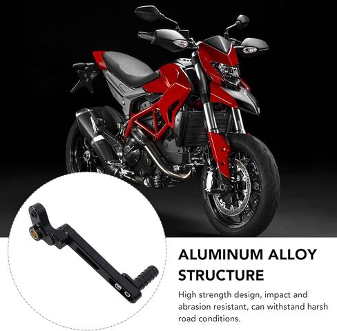 Bnineteenteam Motorcycle Shift Lever, Adjustable Gear Shift Lever, Aluminum Alloy Shifter Pedal for Hypermotard 820 SP 2013-2015, 939 SP 2016-2019, 821 2013-2015 (Black in Saudi Arabia