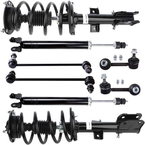 ECCPP Complete Struts Front and Rear Pair Strut Spring Assembly Shock Absorber for 2009-2014 for Nissan Maxima Set of 8 in Saudi Arabia
