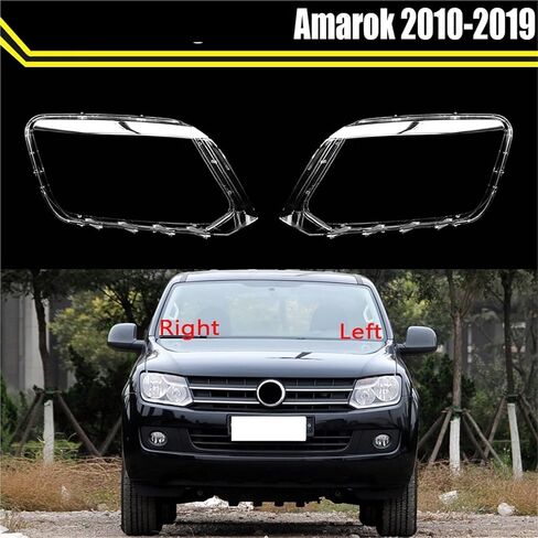 Car Headlamp Shade Compatible for VW Amarok 2010-2019 Headlight Clear Head Lamp Shell Lampshade Lens Cover Lampcover(Left) in Saudi Arabia