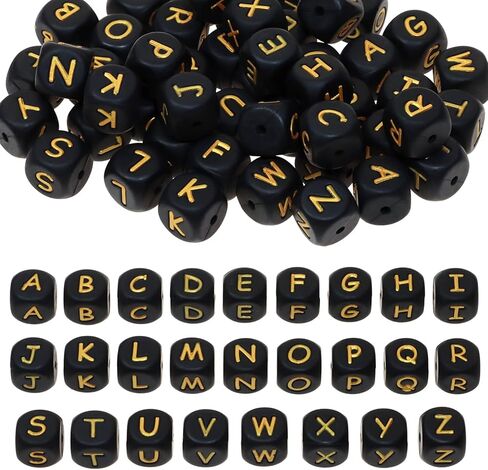 Tupalizy 12 مم سيليكون حرف الخرز A-Z مربع الأبجدية الخرز سحر مكعب للأساور سلاسل المفاتيح القلائد اسهم صناعة المجوهرات الأقلام DIY سلسلة الحرف اليدوية هدايا الحفلات، 78 قطعة، أحمر in Saudi Arabia