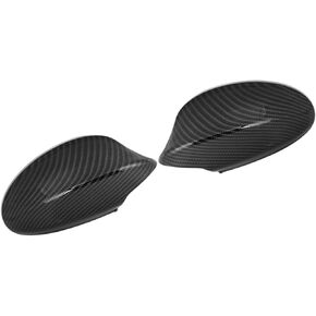 زوج الخارجي مرآة الرؤية الخلفية الإسكان الباب الجناح غطاء مرآة غطاء ألياف الكربون نمط لسيارات BMW 3-Series E90 E91 325i 328i 330i سيدان 2005-2008 استبدال in Kuwait