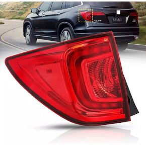 Rear Right Outer Tail Light Assembly Fit for 2016-2018 Honda Pilot,LED Taillight Brake Lamp Replacement Rear Right Passenger Side HO2805107 33500TG7A01 in Kuwait
