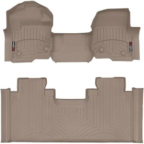 Weathertech Custom Fit FloorLiners for Ford Super Duty, Super Duty, Super Duty - 1st Row (OTH) & 2nd Row (4410331-446975), Black in Saudi Arabia
