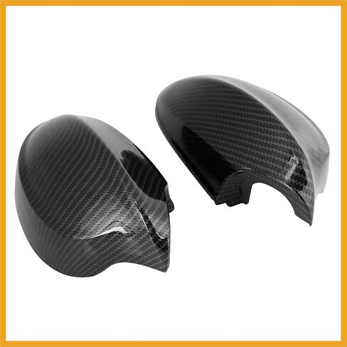 زوج الخارجي مرآة الرؤية الخلفية الإسكان الباب الجناح غطاء مرآة غطاء ألياف الكربون نمط لسيارات BMW 3-Series E90 E91 325i 328i 330i سيدان 2005-2008 استبدال in Kuwait