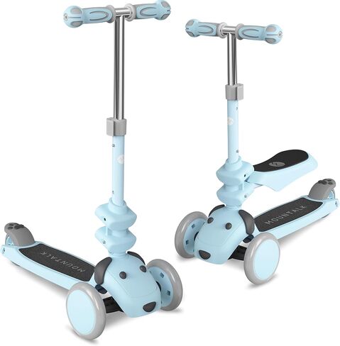Kids Scooter for Ages 1-12 Years, 3 Wheels Toddler Scooter for Children Age 1-3/3-5/5-8/8-12 Boys and Girls with Adjustable Heights and LED Wheels in Kuwait
