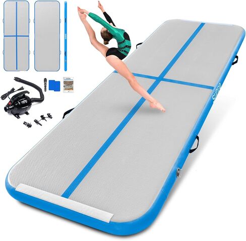 10ft 3M نفخ الجمباز حصيرة الهواء الطابق المسار تراجع حصيرة اللياقة البدنية الصالة الرياضية حصيرة اليوغا حصيرة ممارسة اليوغا حصيرة الفنون القتالية للمنزل التدريب في الهواء الطلق استخدام ث/مضخة هواء كهربائية in Kuwait
