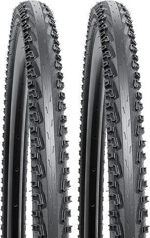 YUNSCM 2-PCS 700C Bike Tires 700X38C/40-622 and 700C Heavy Duty Bike Tubes Presta Valve with 2 Rim Strips Compatible with 700 X 36-40C Bike Bicycle Tires and Tubes (P-173) in Saudi Arabia