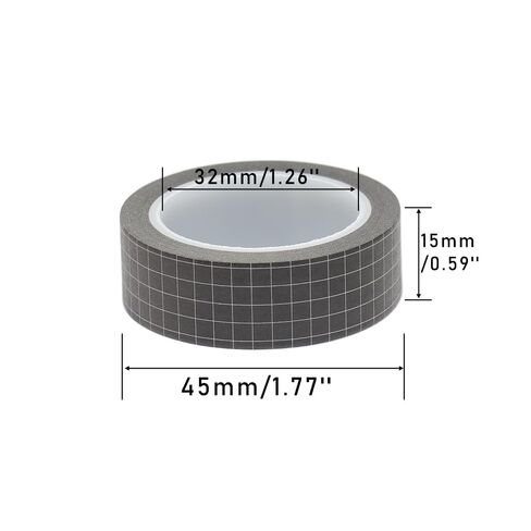 NatSumeBasics Washi Tape Pink Grid Washi Tapes 2 Pcs الزخرفية اخفاء الشريط ذاتية اللصق الحرفية الأشرطة للتغليف ديكور المجلات سجلات القصاصات المخططين DIY هدية (الوردي) in Kuwait
