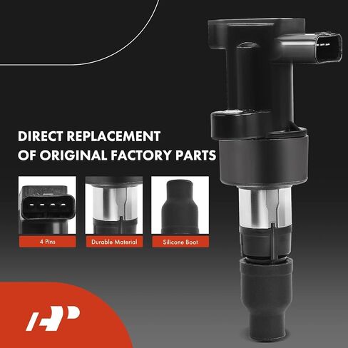 مجموعة ملفات الإشعال وشمعات الإشعال A-Premium المتوافقة مع مجموعة Jaguar S-Type 2003-2008، وX-Type 2003-2008، و2.5L 3.0L المكونة من 6 قطع in Kuwait