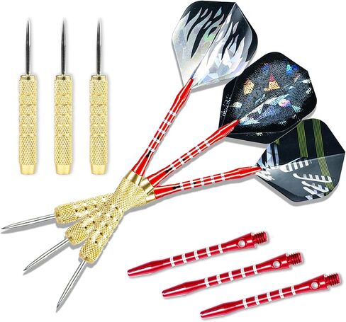 18 Pieces Plastic Tp Darts, Aluminum Shaft Professional Plastic Tip Dart Set, Adult Electronic Dart Board, Professional Large Capacity Soft Dart Tip Accessory Set. in Saudi Arabia