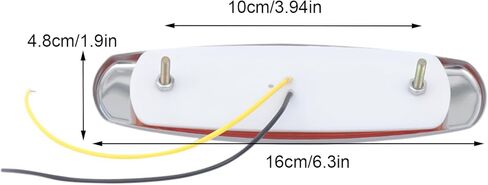 20 قطعة LED العنبر ضوء علامة جانبية لمقطورة شاحنة بيتربيلت 12 فولت ، مصابيح جانبية للشاحنة الثقيلة 12 فولت تيار مستمر in Kuwait