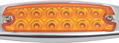 20 قطعة LED العنبر ضوء علامة جانبية لمقطورة شاحنة بيتربيلت 12 فولت ، مصابيح جانبية للشاحنة الثقيلة 12 فولت تيار مستمر in Kuwait