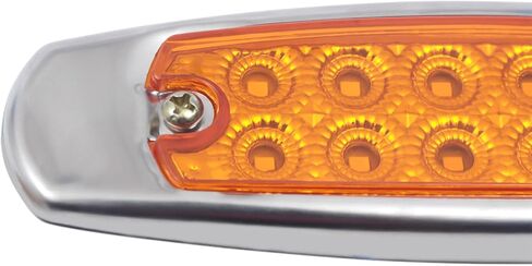 20 قطعة LED العنبر ضوء علامة جانبية لمقطورة شاحنة بيتربيلت 12 فولت ، مصابيح جانبية للشاحنة الثقيلة 12 فولت تيار مستمر in Kuwait