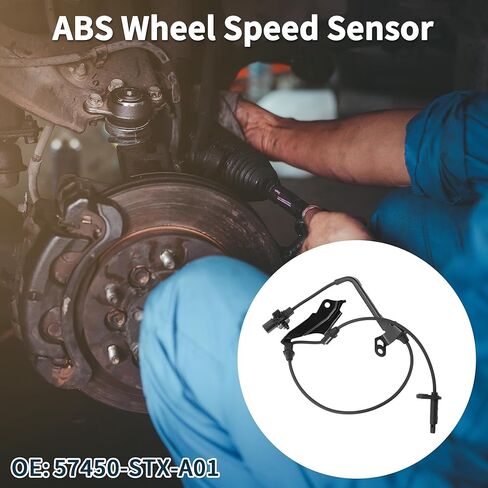 ABS Wheel Speed Sensor Front Right ABS Sensor Anti-Lock Braking System Sensor No.57450-STX-A01 for Honda Pilot 2009-2015, for Acura MDX 2007-2013 in Saudi Arabia