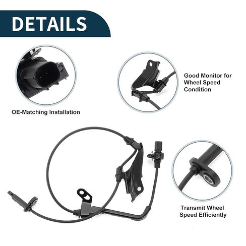 ABS Wheel Speed Sensor Front Right ABS Sensor Anti-Lock Braking System Sensor No.57450-STX-A01 for Honda Pilot 2009-2015, for Acura MDX 2007-2013 in Saudi Arabia