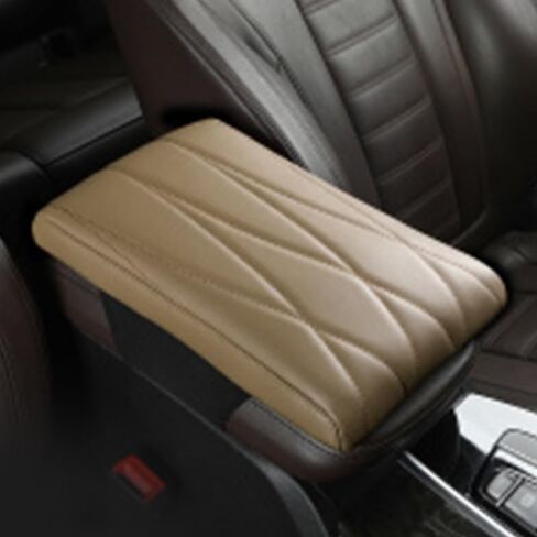 Car Armrests Covers for Chrysler 200 2011–2017, Center Console Cover Armrest Cushion Middle Console Protector Armrest Mat Interior Accessories,E in Kuwait