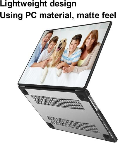 حافظة صور شخصية مخصصة لجهاز MacBook Pro مقاس 16 بوصة (2021) طراز A2485/A2780 حافظة نصية مخصصة كهدية مع غلاف صلب من البلاستيك متوافق مع حافظة MacBook Pro مقاس 16 بوصة باللون الأسود in Saudi Arabia