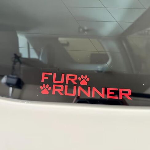 ملصق نافذة متوافق مع 4Runner الجيل الخامس 2003-2020 2021 2022 2023 2024 2025، ملصق لطيف من الفينيل FURRUNNER ملصق شارة مع مخلب، للجزء الخارجي من 4Runner in Kuwait
