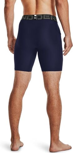 Under Armour Mens HeatGear Compression Shorts - Sweat Wicking LG Black-White in Kuwait