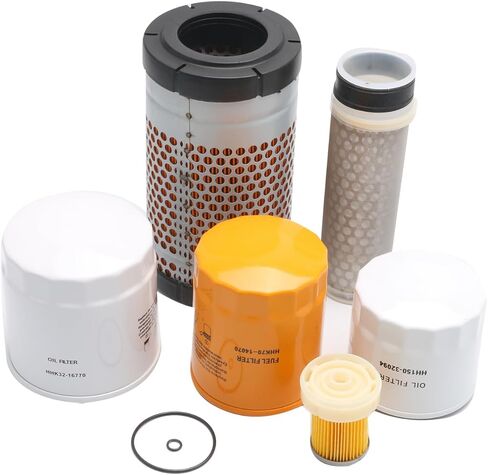 Filter Maintenance Kit for Kubota RTV-X1100C/RTV-X1120D Utility Vehicles with Air, Oil, Hydraulic & HST Filter HH150-32094 6A320-59930 HHK70-14070 HHK32-16770 1G319-11210 K7591-82360 in Saudi Arabia