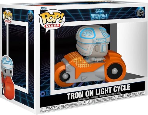 Funko Pop! Rides: Tron (1982) - Tron on Light Cycle - Collectable Vinyl Figure - Gift Idea - Official Merchandise - Toys for Kids & Adults - Movies Fans - Model Figure for Collectors and Display in Saudi Arabia