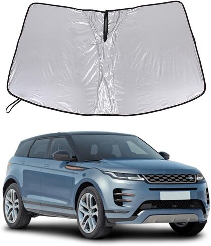 Windshield Sun Shade for LR Evoque 2019-2024, Front Window Sunshade, Sun Visor Blocker, UV Protector, Heat Shield Keep Your Vehicle Cool, Lightweight & Portable in Saudi Arabia