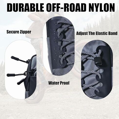 حقيبة إطار الدراجة الترابية الكهربائية من تريلفيكس، حقيبة غطاء بطارية تخزين أمامية، تخزين الغطاء الأمامي للدراجات النارية متوافق مع Surron Light Bee S/X، Tutti Soleil 01، E-Ride Pro SR/S/SS، Talaria MX3/MX4/MX5 in Kuwait