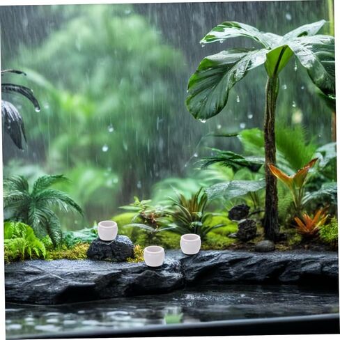 50pcs Mini Flower Pots Durable Plastic Dollhouse Miniatures for Indoor Outdoor Decoration Versatile DIY Crafts and Home Accessories for Scale Dollhouse Garden in Saudi Arabia