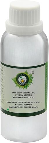 Clove Essential Oil | Syzgium Aomatic | Clove Oil | Clove Bud Oil | for Teeth | for Skin | for Cooking | 100% Pure Natural | Steam Distilled | Therapeutic Grade | 15ml | 0.507oz by R V Essential in Saudi Arabia