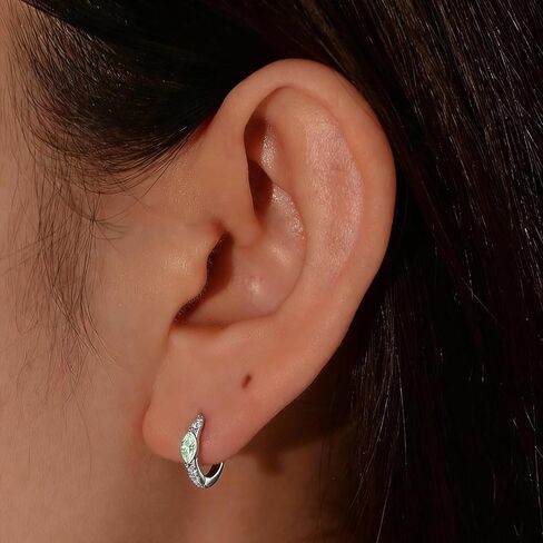 Lymphatic Drainage Slimming Hoop Earrings, Titanium Ion Lymphvity Germanium Acupuncture Therapy Moissanite Earrings Bloodstream Lymph Nodes CZ Jewelry for Women Men in Kuwait