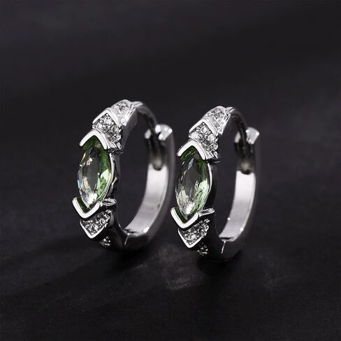 Lymphatic Drainage Slimming Hoop Earrings, Titanium Ion Lymphvity Germanium Acupuncture Therapy Moissanite Earrings Bloodstream Lymph Nodes CZ Jewelry for Women Men in Kuwait