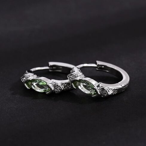 Lymphatic Drainage Slimming Hoop Earrings, Titanium Ion Lymphvity Germanium Acupuncture Therapy Moissanite Earrings Bloodstream Lymph Nodes CZ Jewelry for Women Men in Kuwait