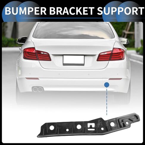 Bumper Support Bracket, Right Side Front Bumper Retainer Bracket Hold Mount No.FB5Z17E814A for Toyota Corolla 2001-2007 ABS Plastic Black, 1 Pc in Saudi Arabia