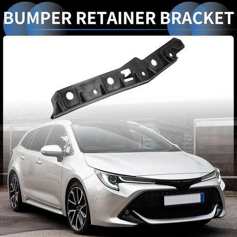 Bumper Support Bracket, Right Side Front Bumper Retainer Bracket Hold Mount No.FB5Z17E814A for Toyota Corolla 2001-2007 ABS Plastic Black, 1 Pc in Saudi Arabia