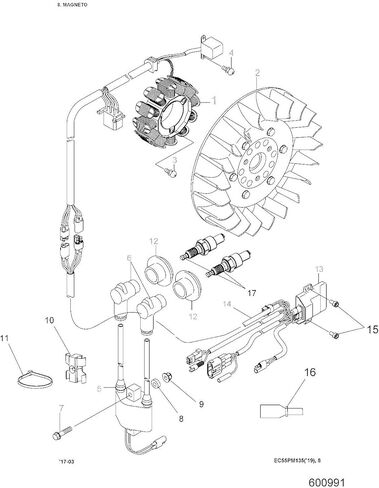 غطاء شمعة الإشعال Polaris، قطعة OEM الأصلية 3086976، الكمية 1 in Kuwait