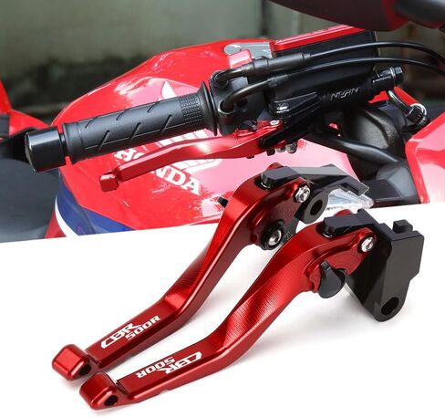 دراجة نارية قصيرة دواسة فرامل عتلات صالح لل CBR500R 2022 2023 2024 2025 CNC سبائك الألومنيوم CBR 500r CBR 500 r اكسسوارات الأحمر in Kuwait