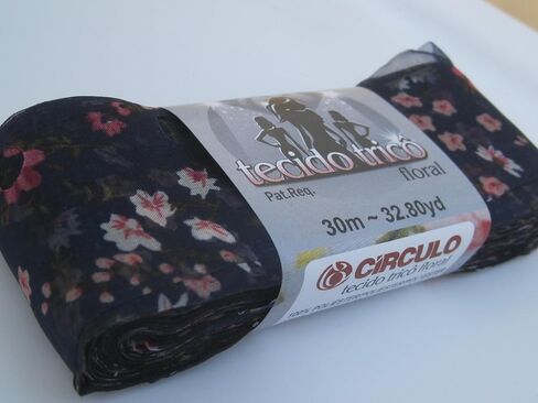 Floral Print Fabric Ruffling Scarf Yarn Col#266 1 Sk in Saudi Arabia