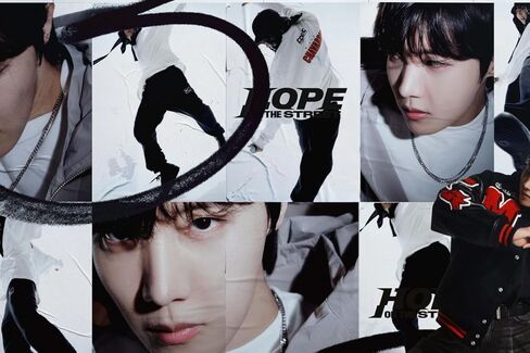 BTS J-HOPE HOPE ON THE STREET VOL.1 محتويات الألبوم الخاص + زين للصور + ملصق + بطاقة + تتبع مختوم إصدار J HOPE القياسي INTERLUDE in Saudi Arabia