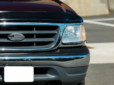 iJDMTOY 9-Inch Black/Chrome US Flag Design Front Grille Oval Emblem Badge Replacement Compatible with Ford 2004-14 F150, 2005-07 F250/F350, 2011-14 Edge, 2011-16 Explorer in Saudi Arabia