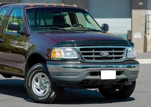 iJDMTOY 9-Inch Black/Chrome US Flag Design Front Grille Oval Emblem Badge Replacement Compatible with Ford 2004-14 F150, 2005-07 F250/F350, 2011-14 Edge, 2011-16 Explorer in Saudi Arabia