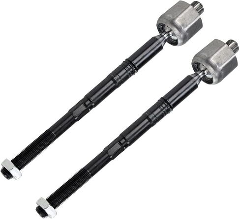 Detroit Axle - 2pc Front Inner Tie Rods for 2003-2012 Land Rover Range Rover, Passenger and Driver Side Tie Rod Ends 2004 2005 2006 2007 2008 2009 2010 2011 Replacement in Saudi Arabia