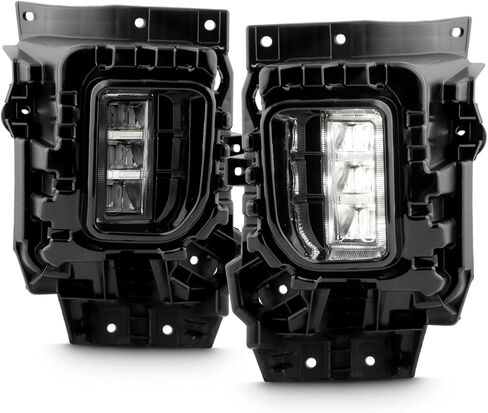 AKKON - Fit 2024 2025 Chevy Silverado 2500HD|3500HD Full LED Fog Light Front Bumper Lamp w/Universal Switch Driver - Passenger Direct Replacement in Saudi Arabia
