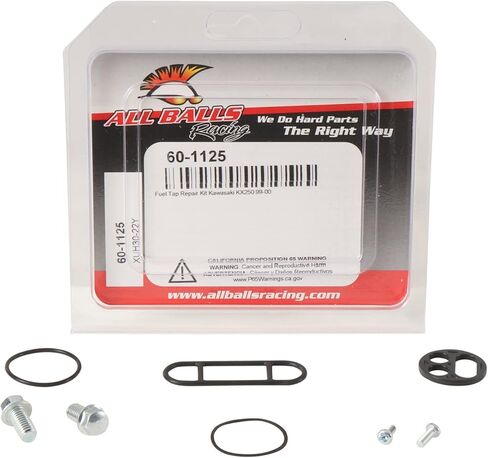 All Balls Racing 60-1125 Fuel Tap Repair Kit Compatible With/Replacement For Kawasaki KX 250 1999-2000 in Saudi Arabia