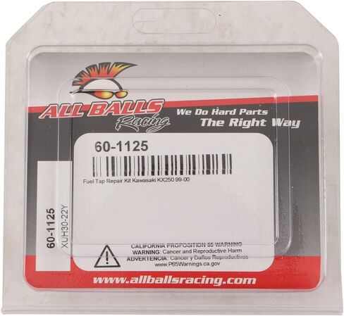 All Balls Racing 60-1125 Fuel Tap Repair Kit Compatible With/Replacement For Kawasaki KX 250 1999-2000 in Saudi Arabia