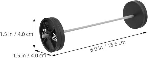 Mini Barbell Model 1/12 Scale Dumbbell Miniature Gym Equipment Dollhouse Sports Decor for Photo Props and Doll Accessories in Saudi Arabia