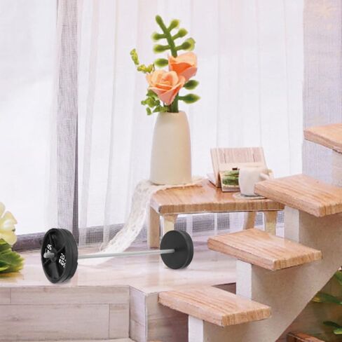 Mini Barbell Model 1/12 Scale Dumbbell Miniature Gym Equipment Dollhouse Sports Decor for Photo Props and Doll Accessories in Saudi Arabia