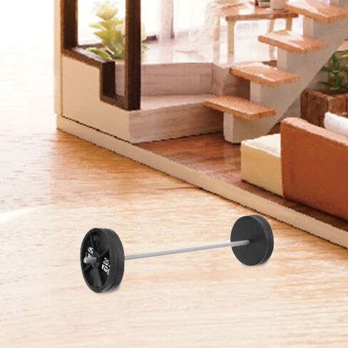 Mini Barbell Model 1/12 Scale Dumbbell Miniature Gym Equipment Dollhouse Sports Decor for Photo Props and Doll Accessories in Saudi Arabia
