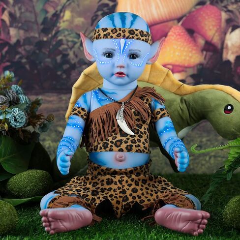 ADFO Lifelike Reborn Baby Dolls Girl, 22 Inch Realistic Newborn Real Life Soft Full Vinyl Body Poseable Doll with Feeding Kit Gift Box for Kids Age 3+ in Saudi Arabia