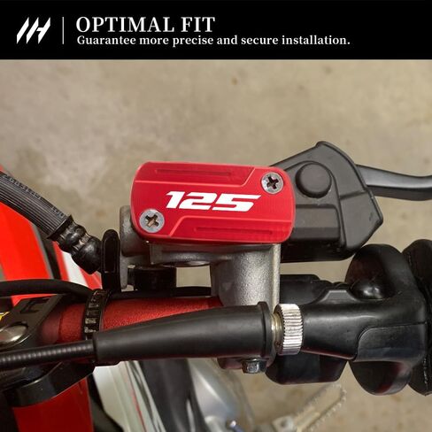 CNC Front Brake Master Cylinder Reservoir Guard for CRF 125F 2014-2025 Anodized Finish Motorcycles crf 125f Accessories (Red) in Saudi Arabia