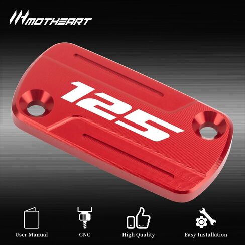CNC Front Brake Master Cylinder Reservoir Guard for CRF 125F 2014-2025 Anodized Finish Motorcycles crf 125f Accessories (Red) in Saudi Arabia